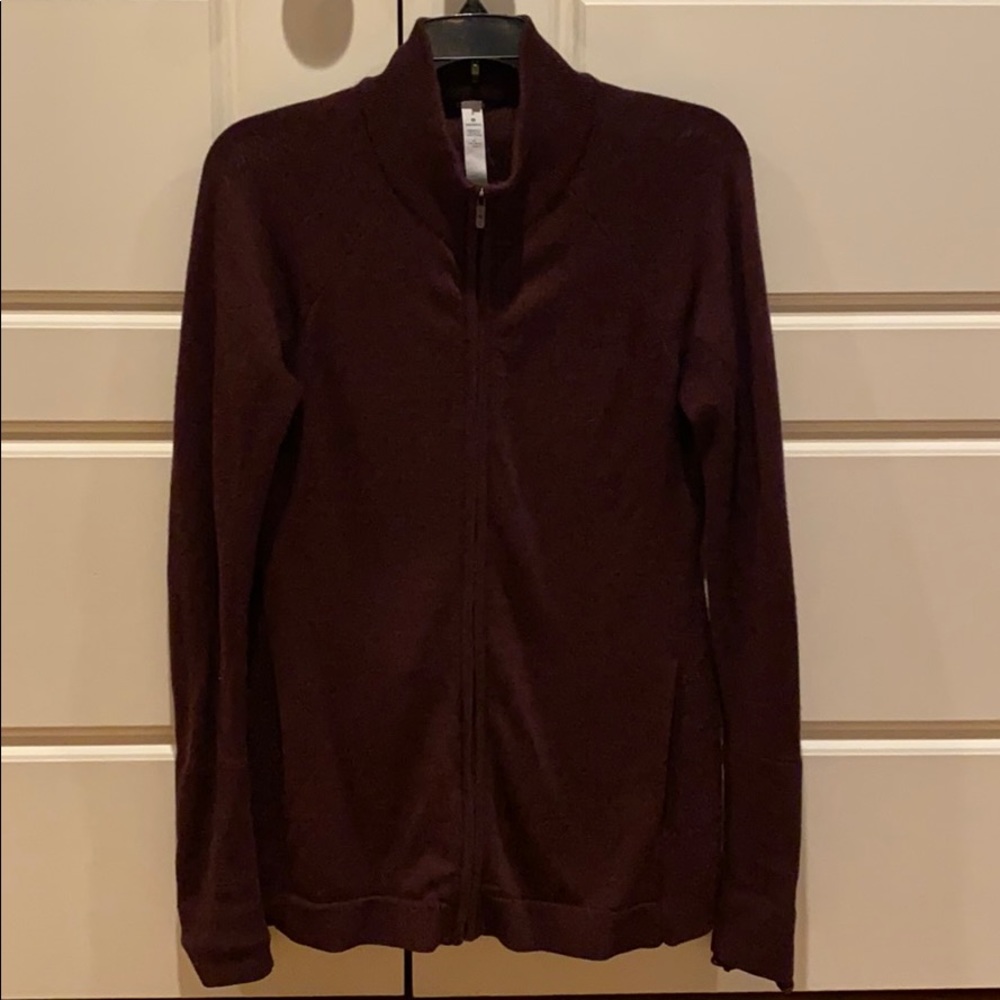 Time to Thrive Jacket - Burgundy Deep Purple